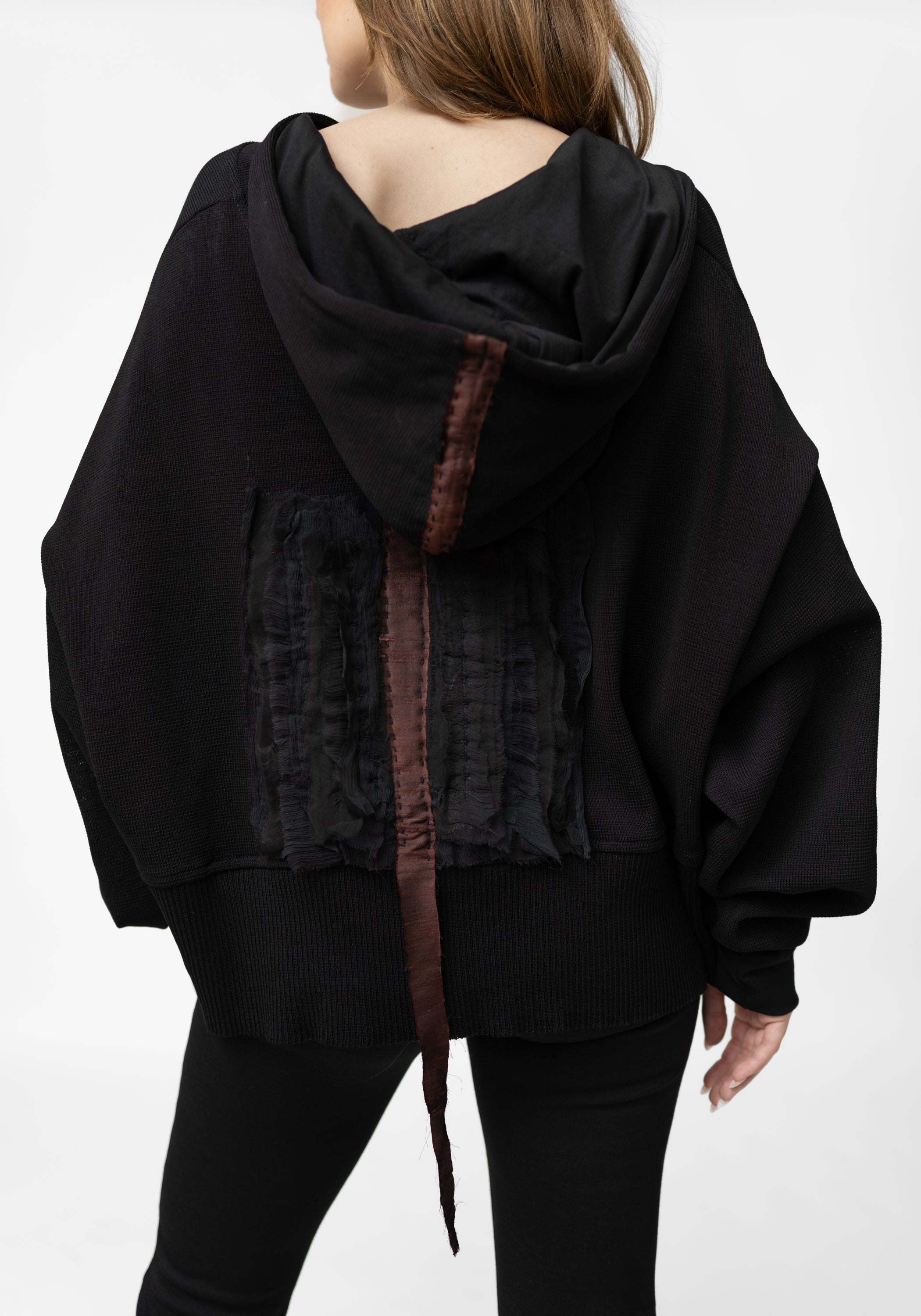 Klimt Embroidered Back Hooded Sweatshirt - December Thieves