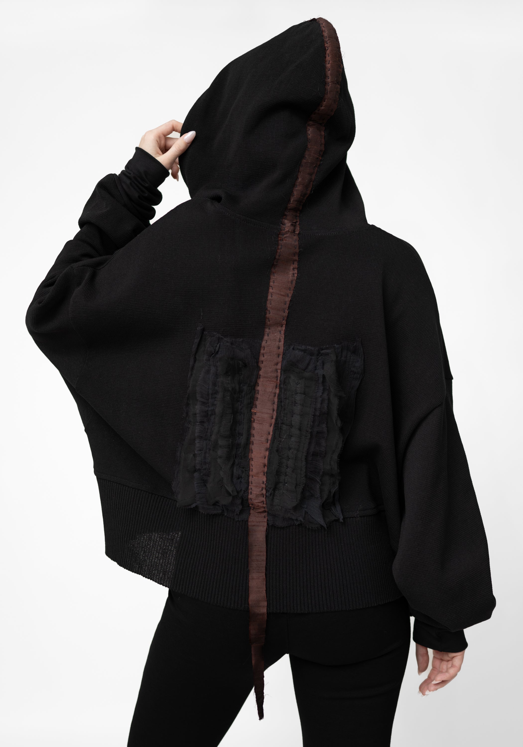 Klimt Embroidered Back Hooded Sweatshirt - December Thieves