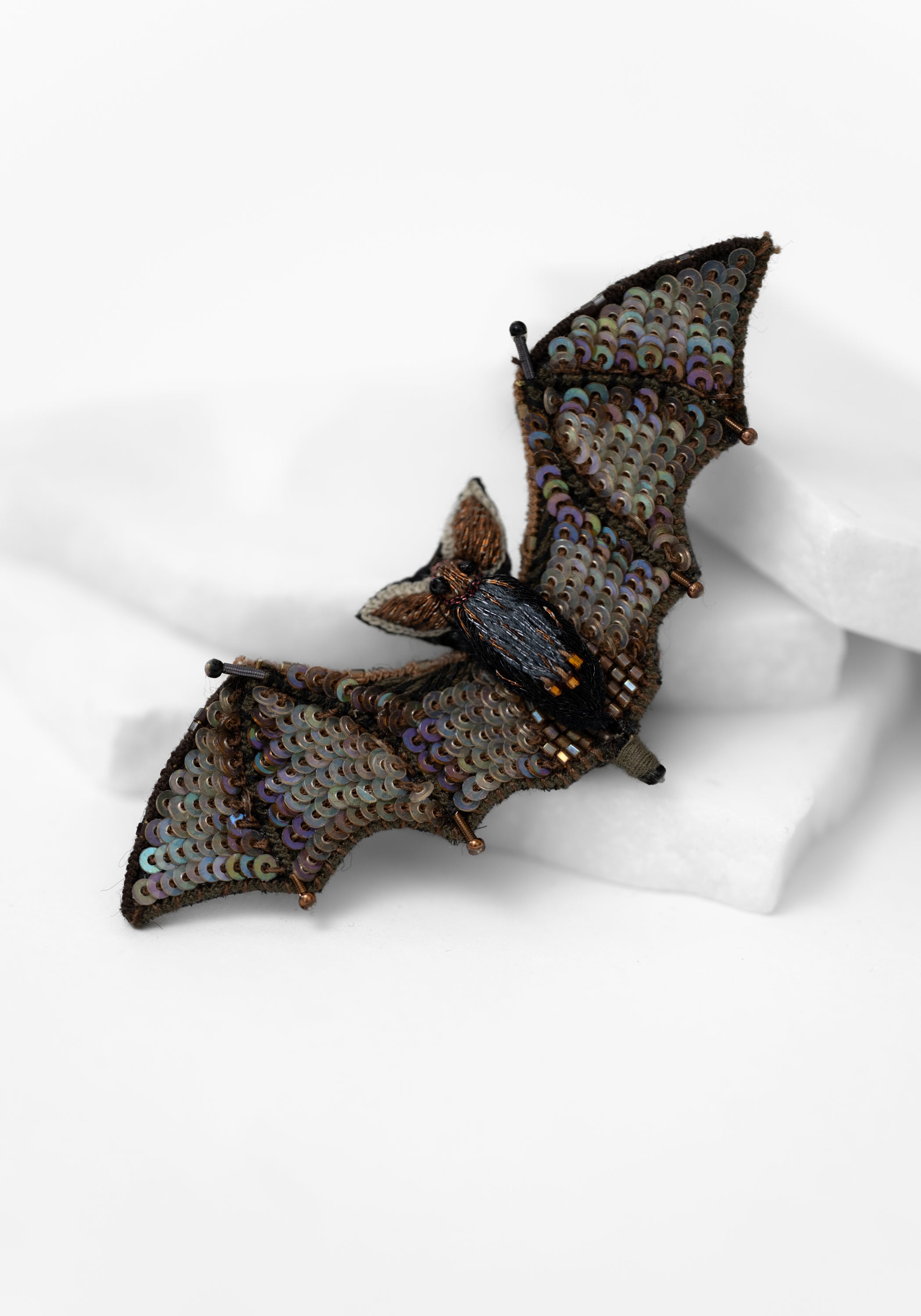 Long Eared Bat Embroidered Pin - December Thieves