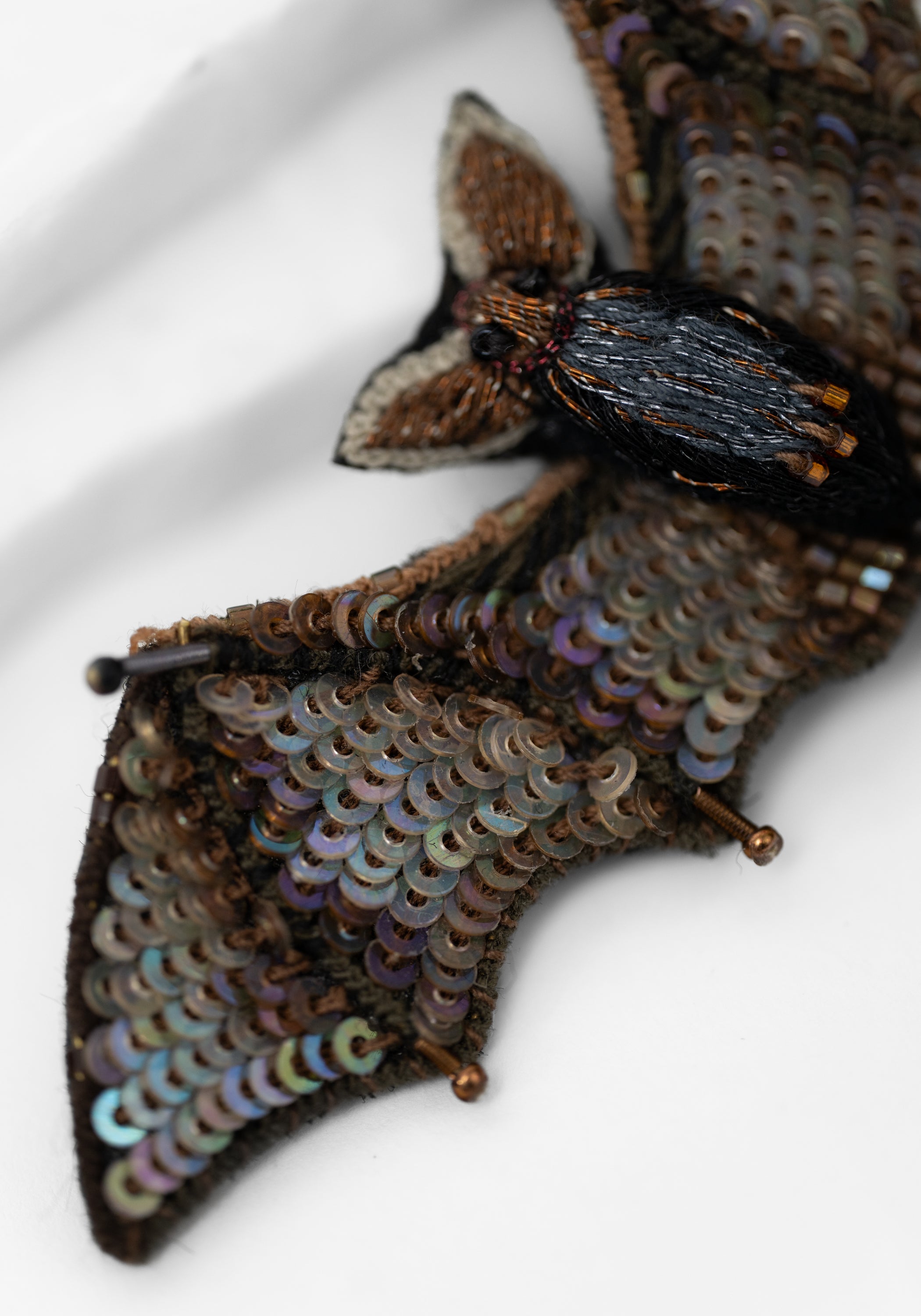 Long Eared Bat Embroidered Pin - December Thieves
