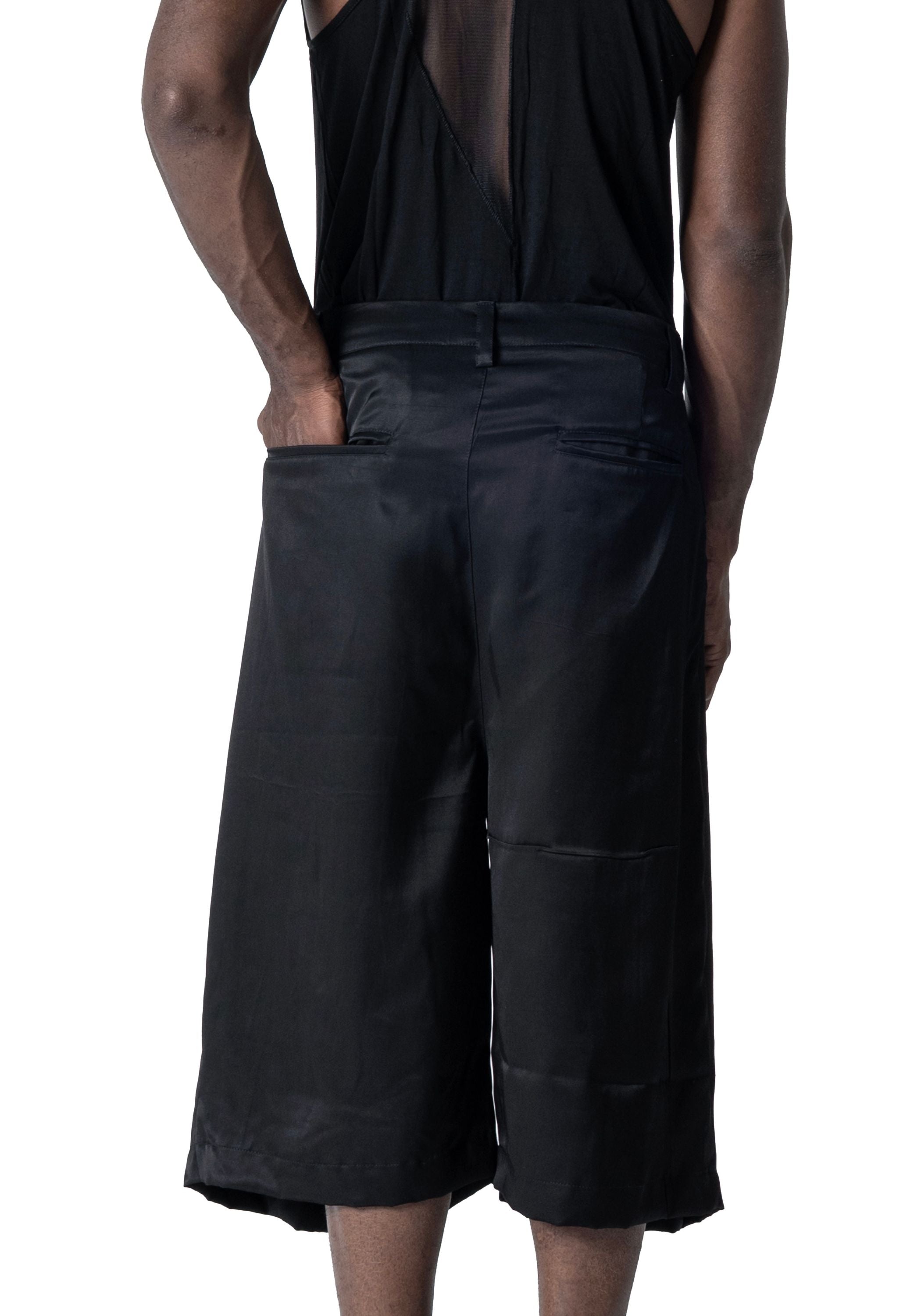 Heron Pleat Front Drop Seat Shorts - December Thieves