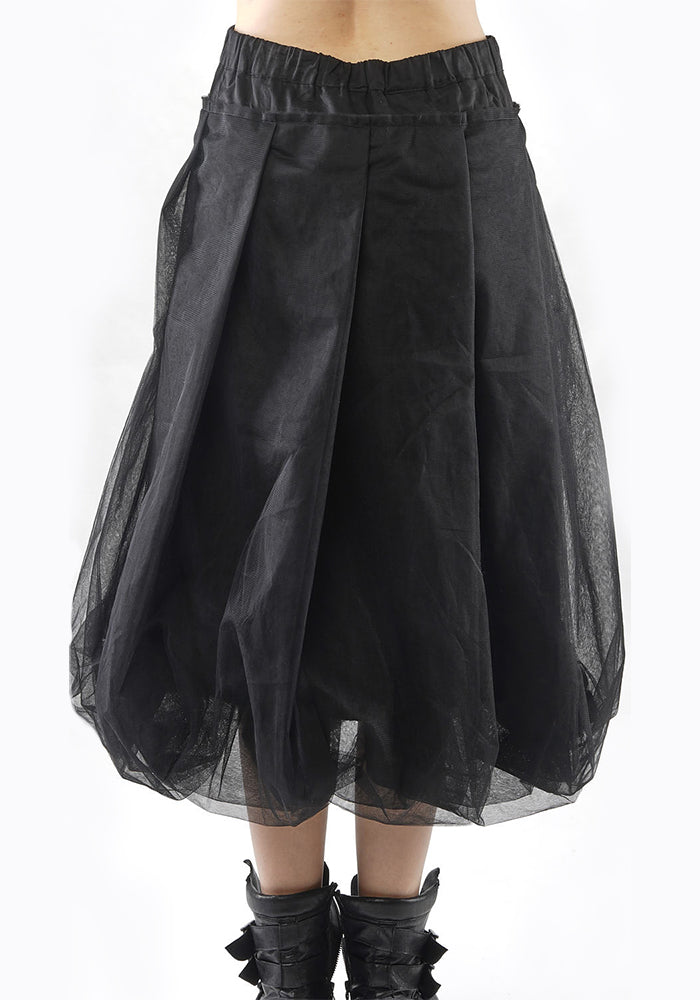 Layered Tulle Bubble Skirt