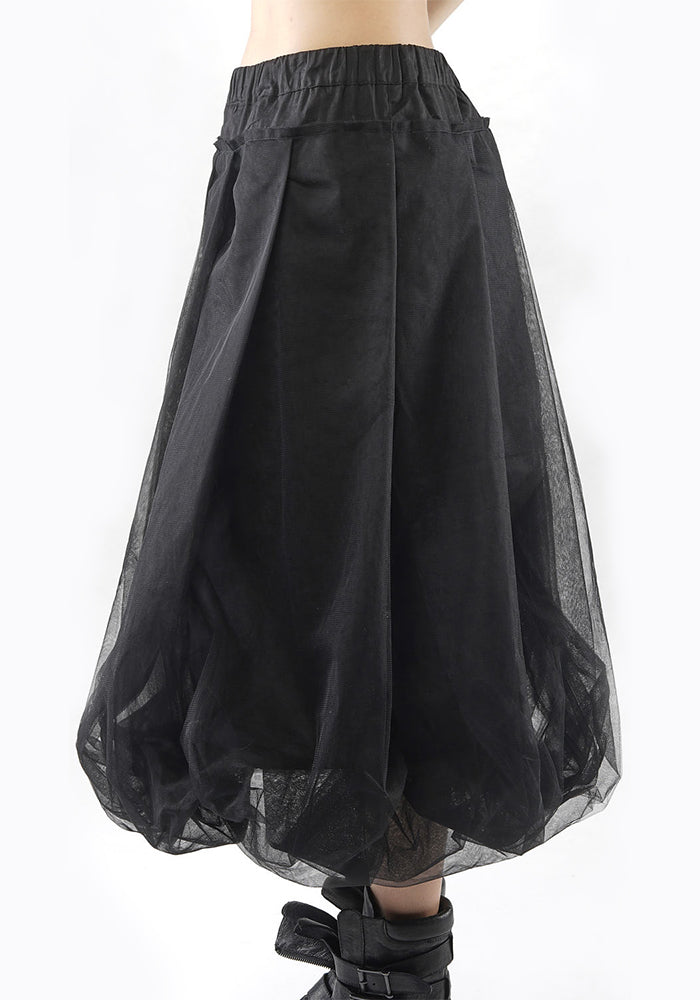 Layered Tulle Bubble Skirt