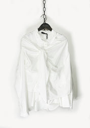 Layered Asymmetric Blouse in BLACK or WHITE