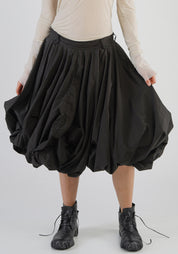 Voluminous Cotton Bubble Skirt