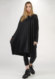 Oversized Drop Shoulder Jersey Dress