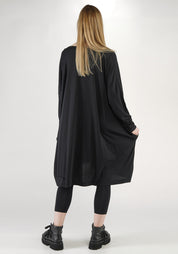 Oversized Drop Shoulder Jersey Dress