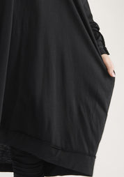 Oversized Drop Shoulder Jersey Dress