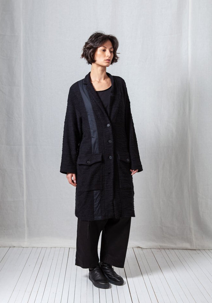 Pal Offner Oversized Bubble Jersey Coat | December Thieves