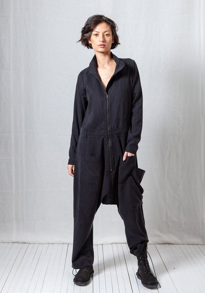Pal Offner Relaxed Long Sleeve Drop Seat Jumpsuit | December Thieves