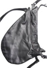 Black Leather Revolver Bag | BLACK by K&M