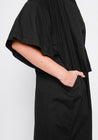Boxy Paneled Wrap Dress | BLACK by K&M