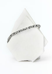 Textured Sterling Beads Bracelet