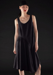 Asymmetric Sleeveless Dress