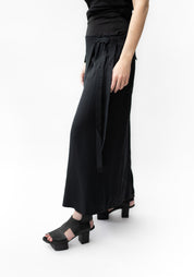 Wrap Detail Wide Leg Pants