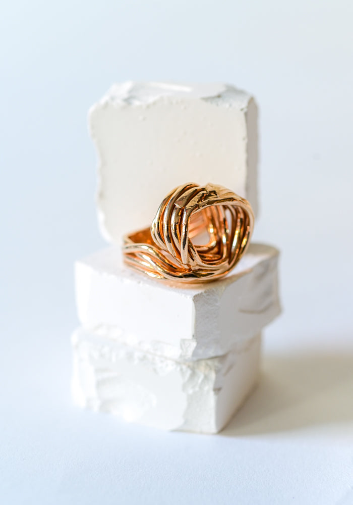Bronze Knot Ring