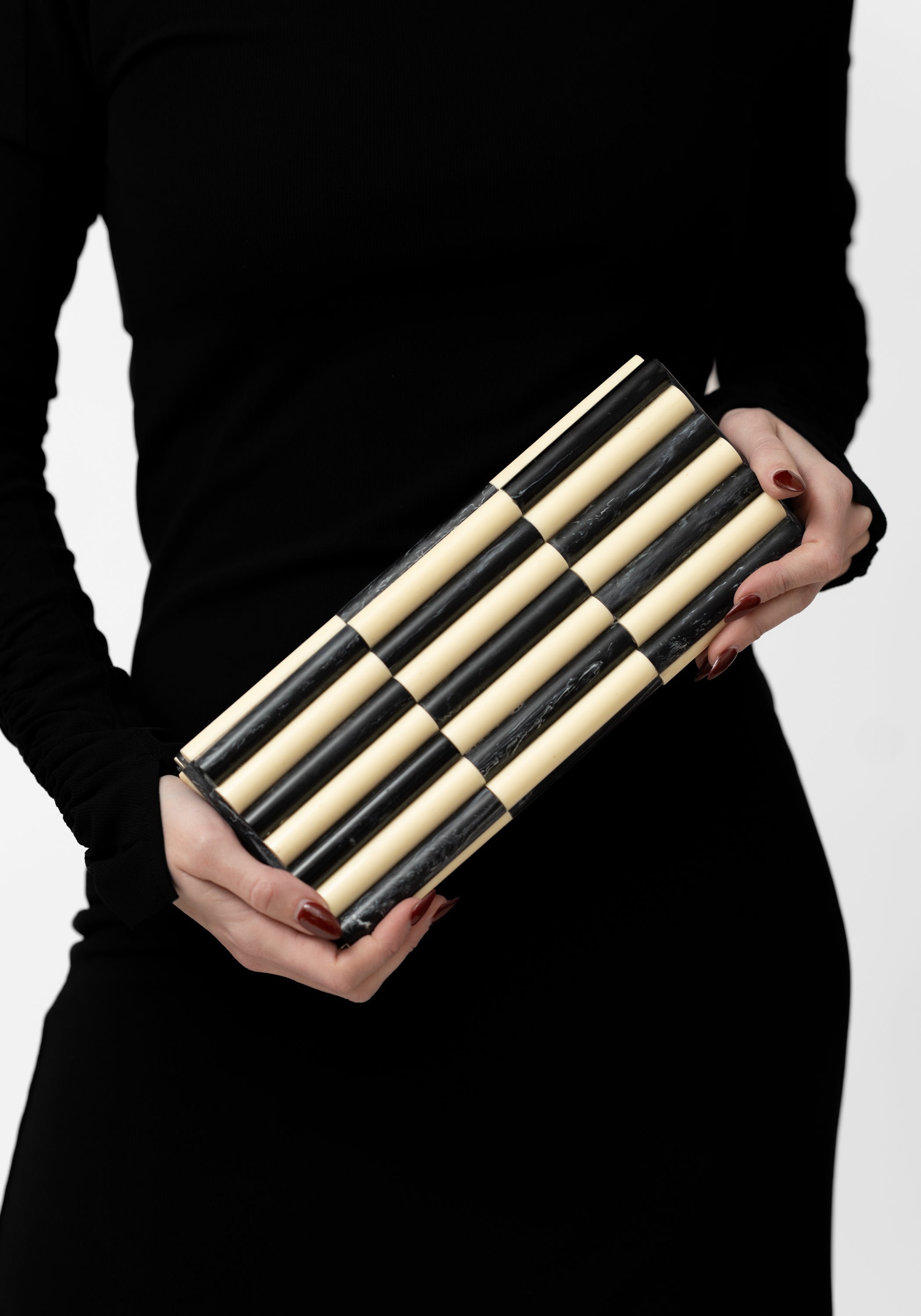 Rounded Carved Bone And Horn Jewelry Box - December Thieves