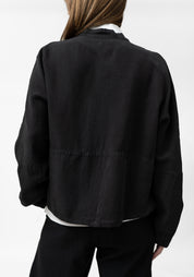 Asymmetric Oversized Cropped Jacket - December Thieves
