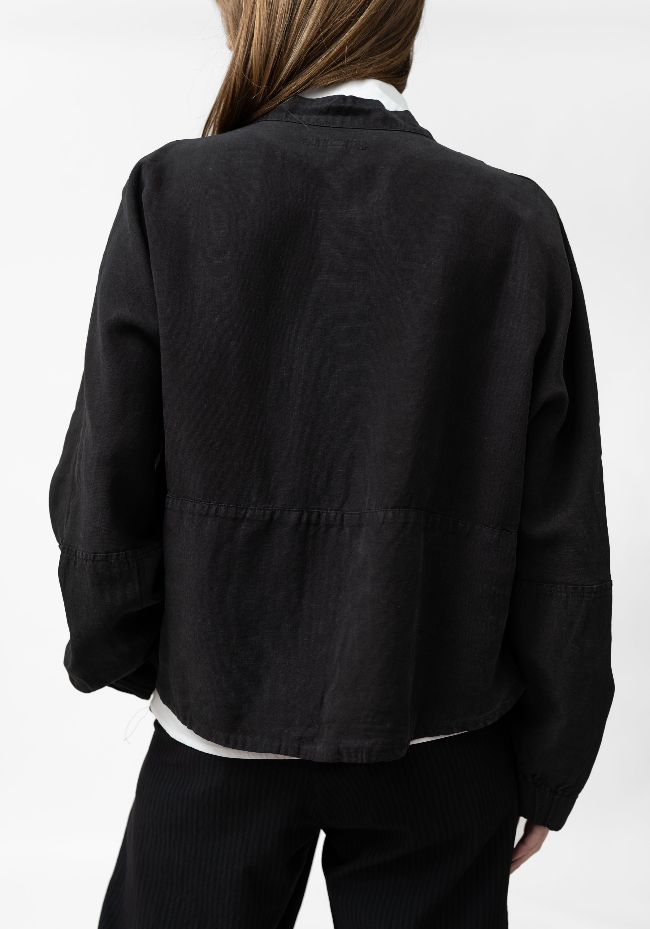 Asymmetric Oversized Cropped Jacket - December Thieves