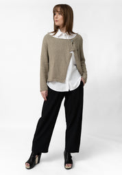 Oversized Asymmetric Knit Cardigan - December Thieves