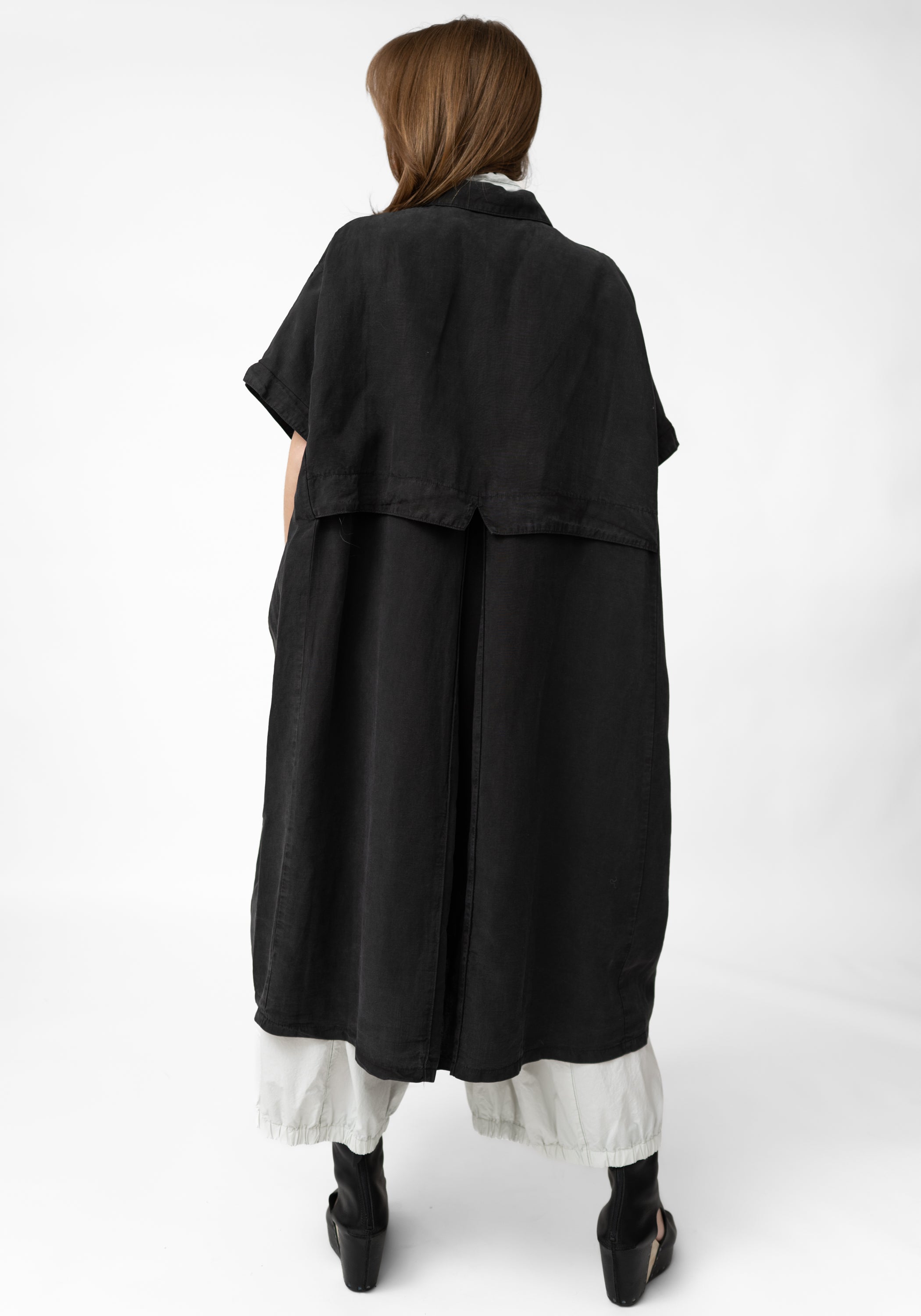Sleeveless Button Front Trench Jacket - December Thieves