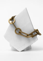 Chunky Brass Chain Bracelet - December Thieves