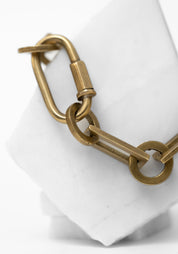 Chunky Brass Chain Bracelet - December Thieves