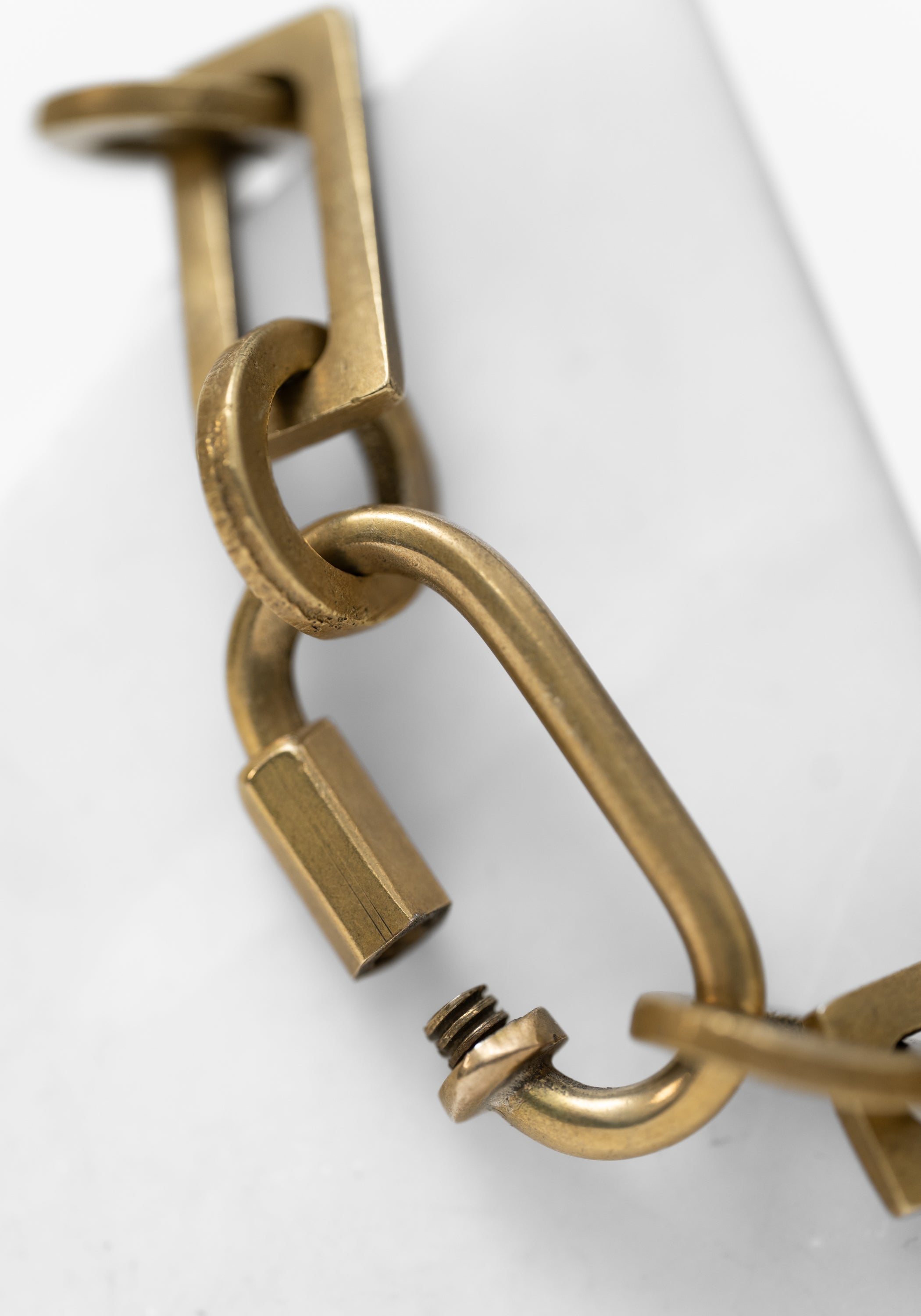 Chunky Brass Chain Bracelet - December Thieves