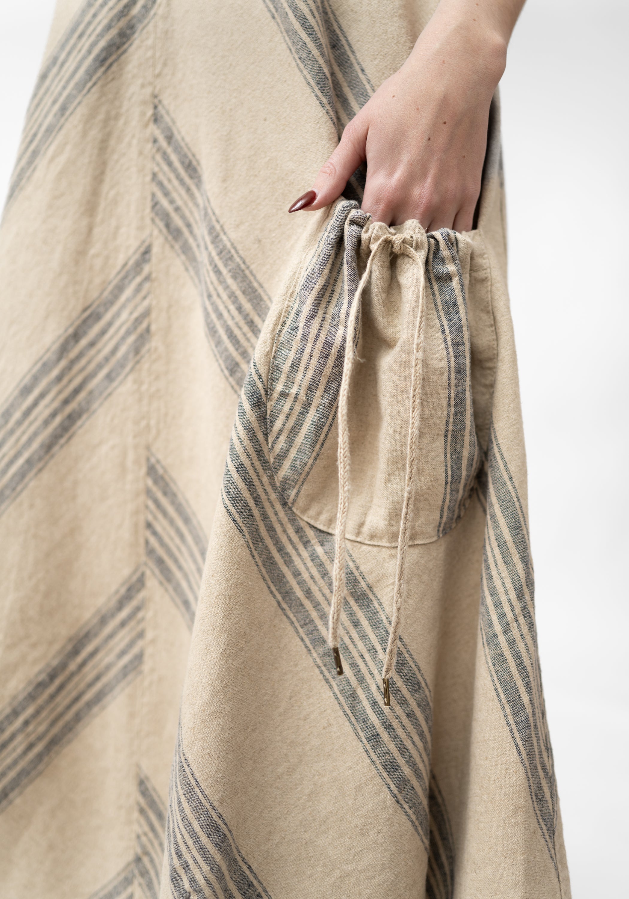 Asymmetric Striped Bubble Dress - December Thieves