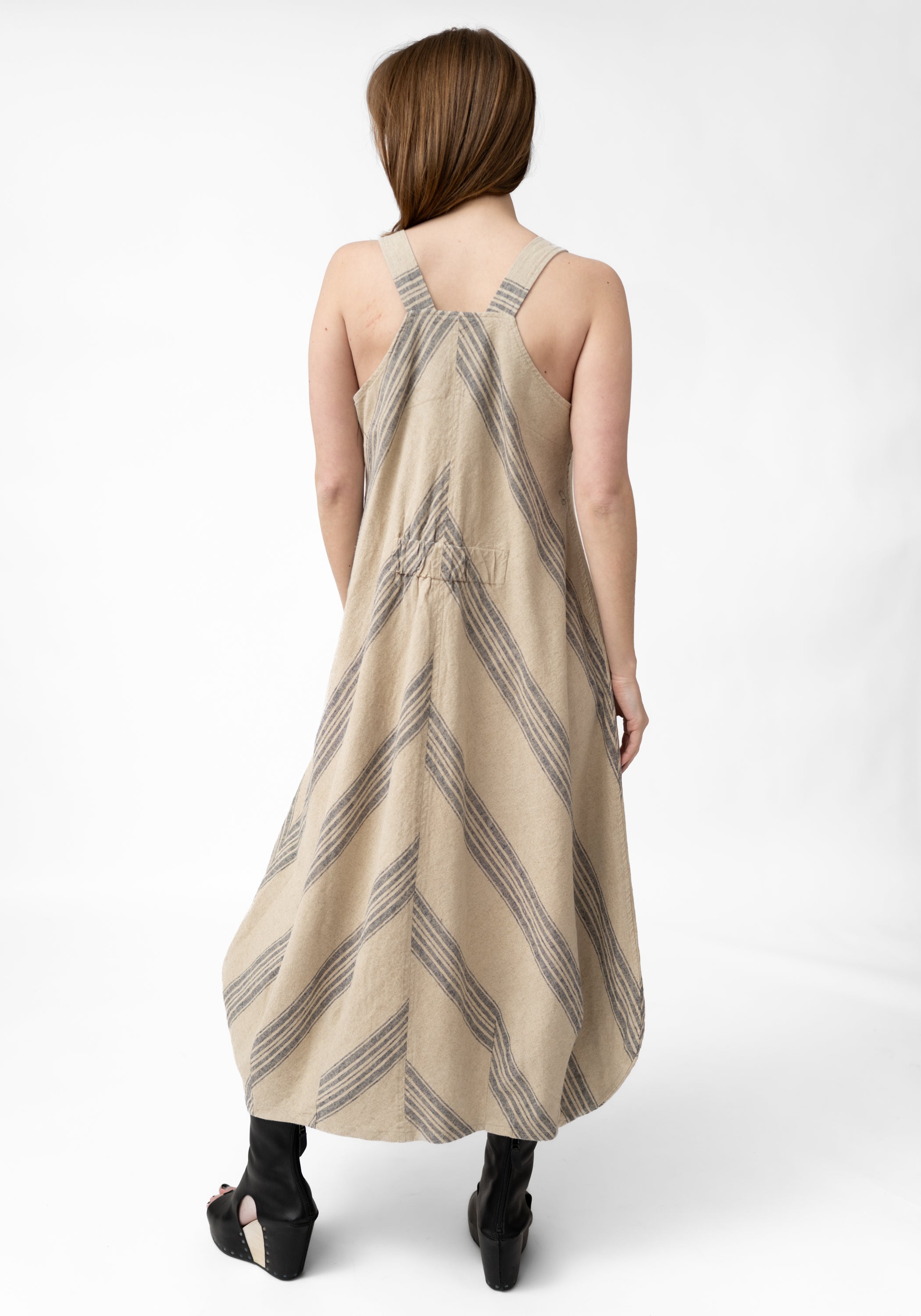 Asymmetric Striped Bubble Dress - December Thieves
