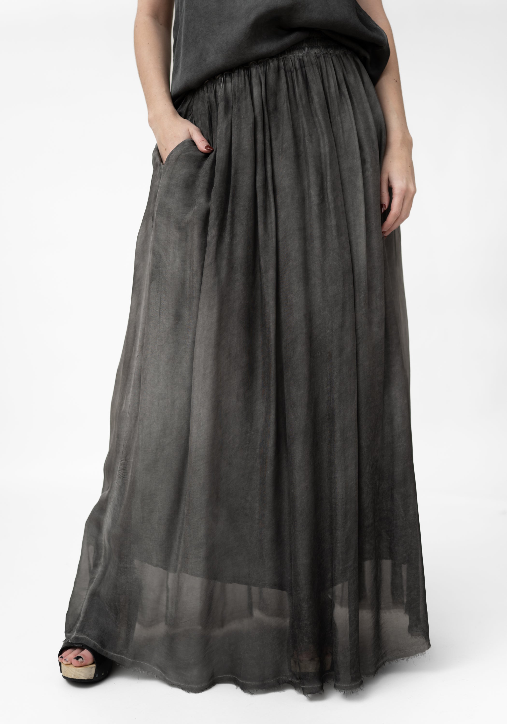 Gathered Maxi Skirt - December Thieves