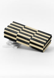 Rounded Carved Bone And Horn Jewelry Box - December Thieves