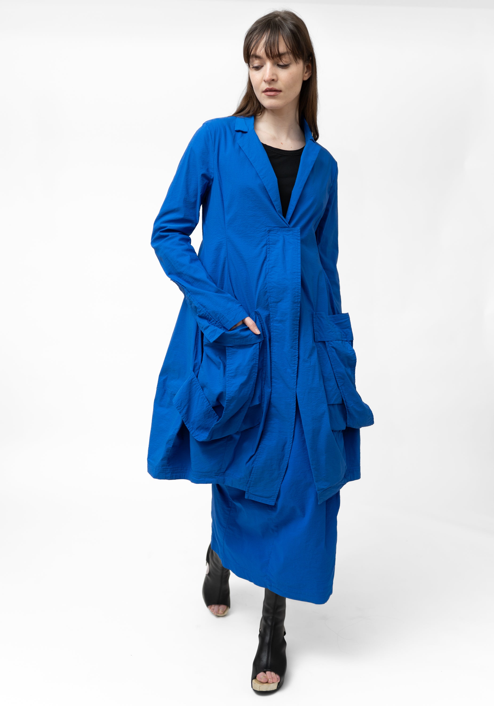 Tailored Bold Pocket Detail Coat