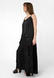 Wide Leg Cargo Pocket Strappy Jumpsuit - December Thieves