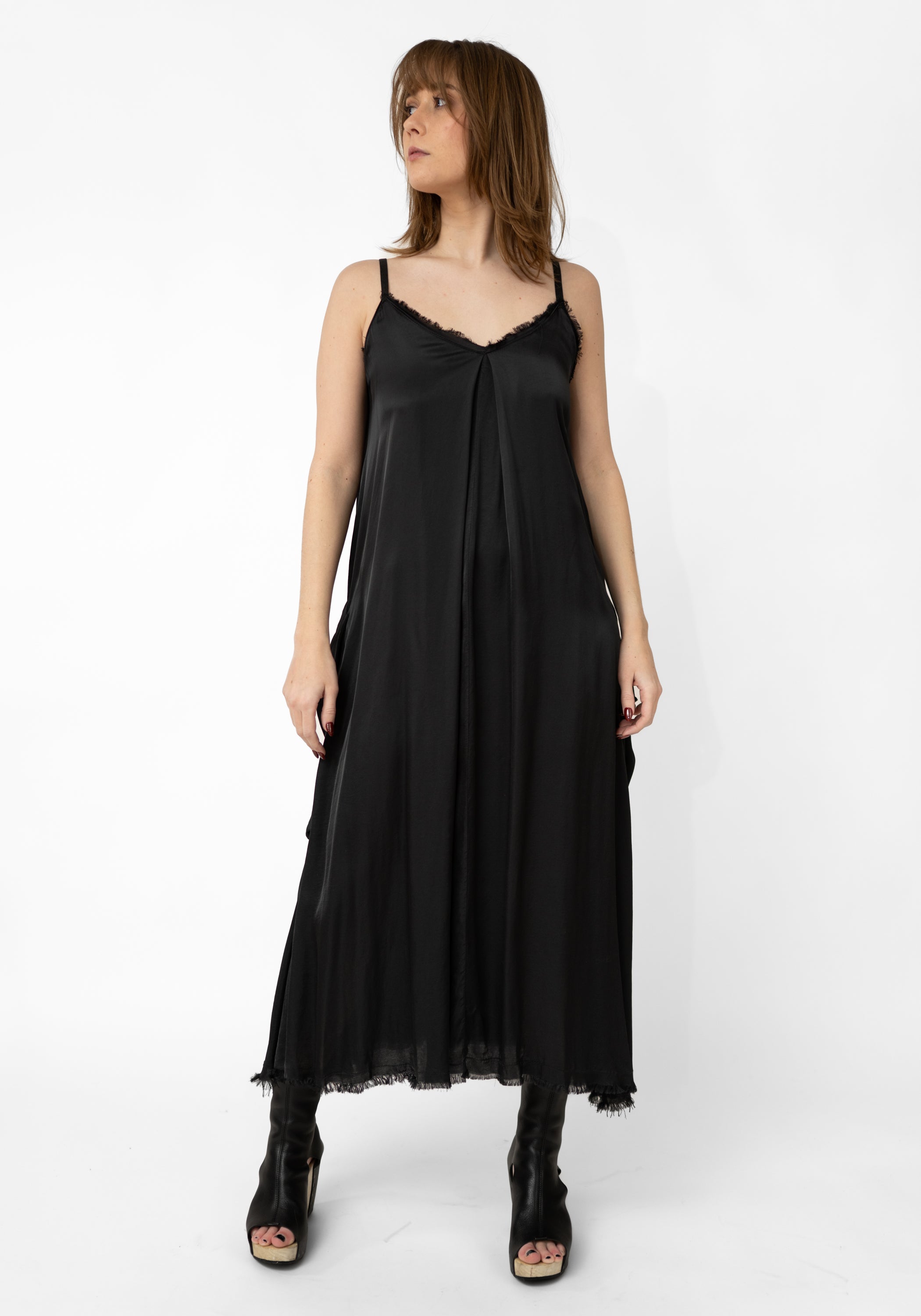 Strappy Doubled Pockets Maxi Dress - December Thieves