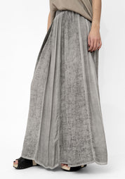 Paneled Silk Blend Maxi Skirt - December Thieves