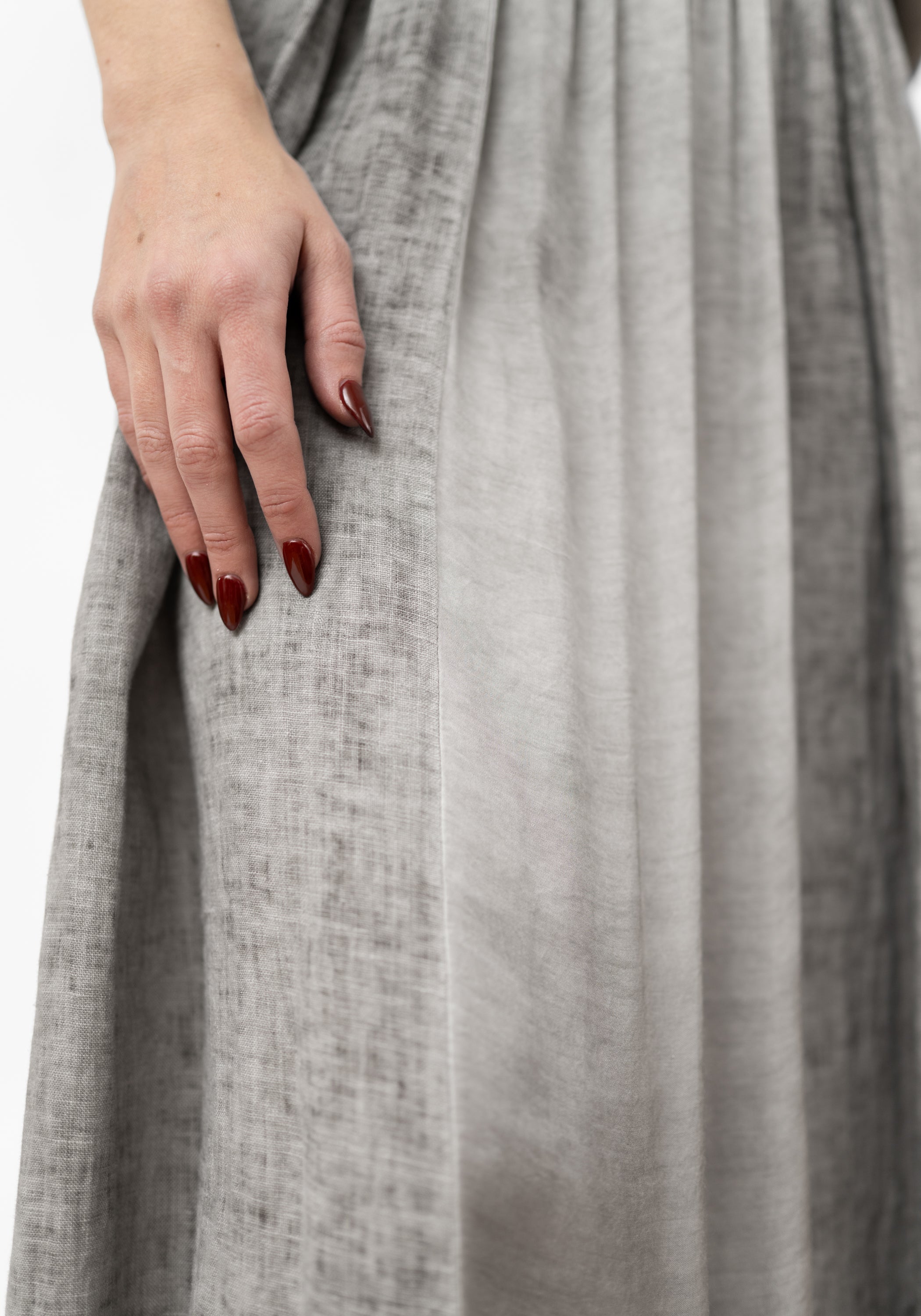 Paneled Silk Blend Maxi Skirt - December Thieves
