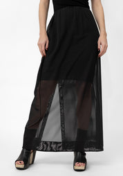 Black Mesh Skirt