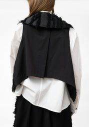 Oversized Textured Burnout Vest - December Thieves