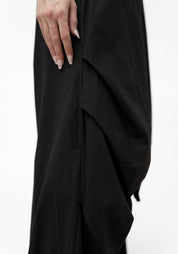 Drape Detail Tapered Leg Drawstring Detail Pants - December Thieves