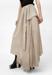 Asymmetric Layered Maxi Skirt - December Thieves