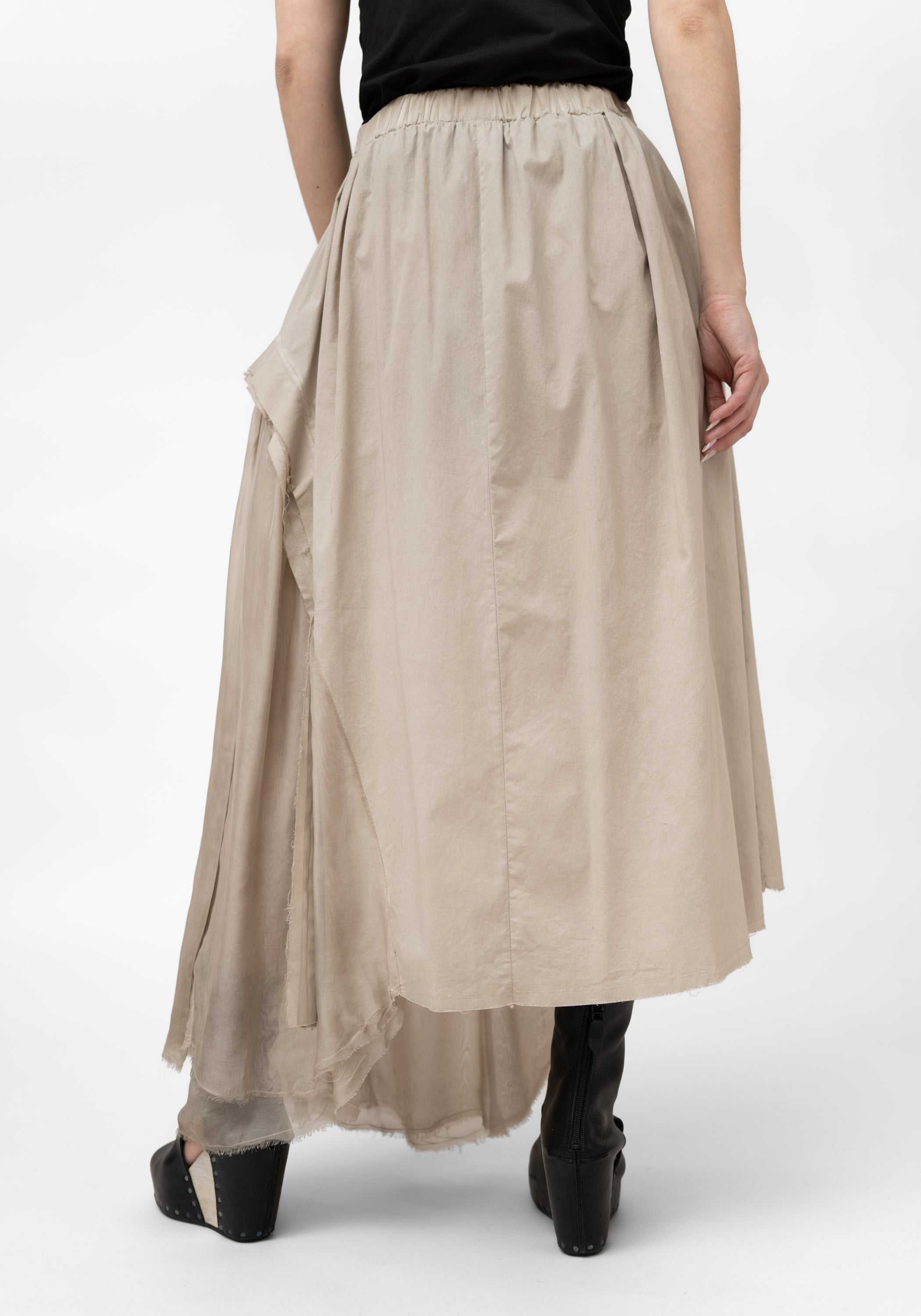 Asymmetric Layered Maxi Skirt - December Thieves