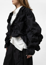 Water Repellent Oversized Ruched Jacket - December Thieves