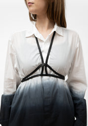 Black Leather Siren Harness - December Thieves