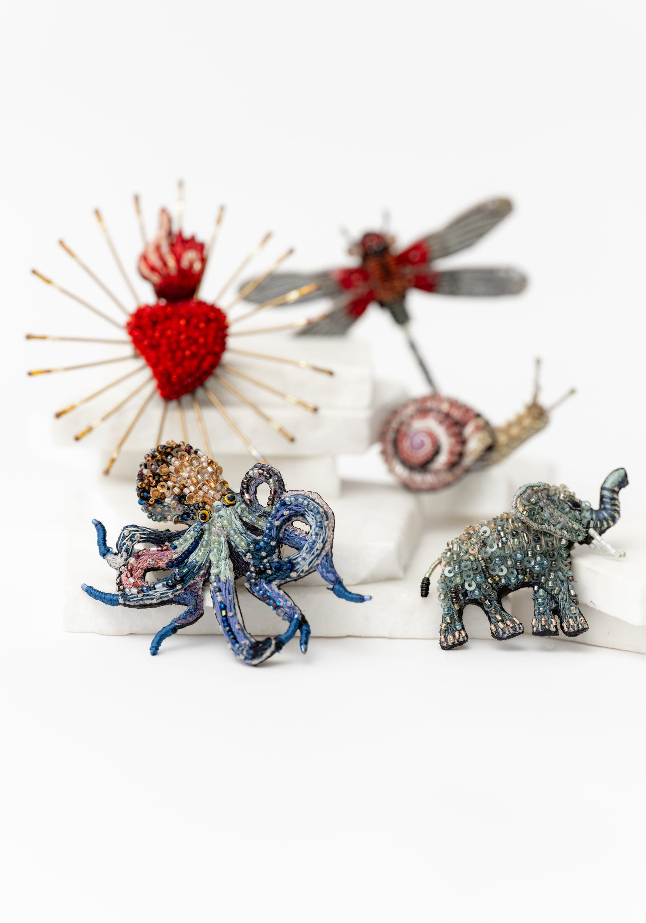 Day Octopus Embroidered Pin - December Thieves