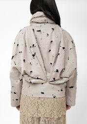 Distressed Drop Shoulder Twist Detail Jacket - December Thieves
