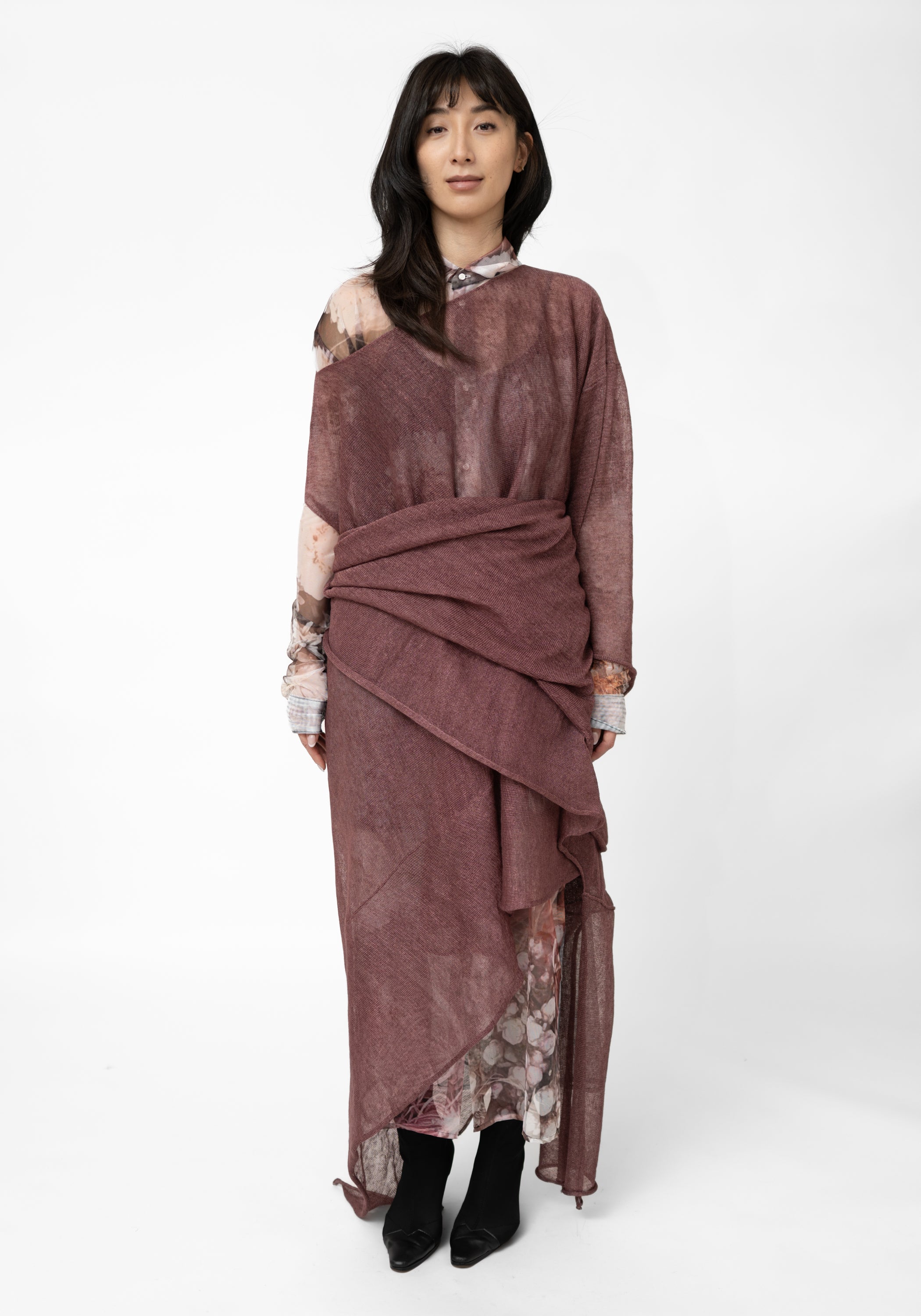 Oversized Transformable Knit Tunic - December Thieves