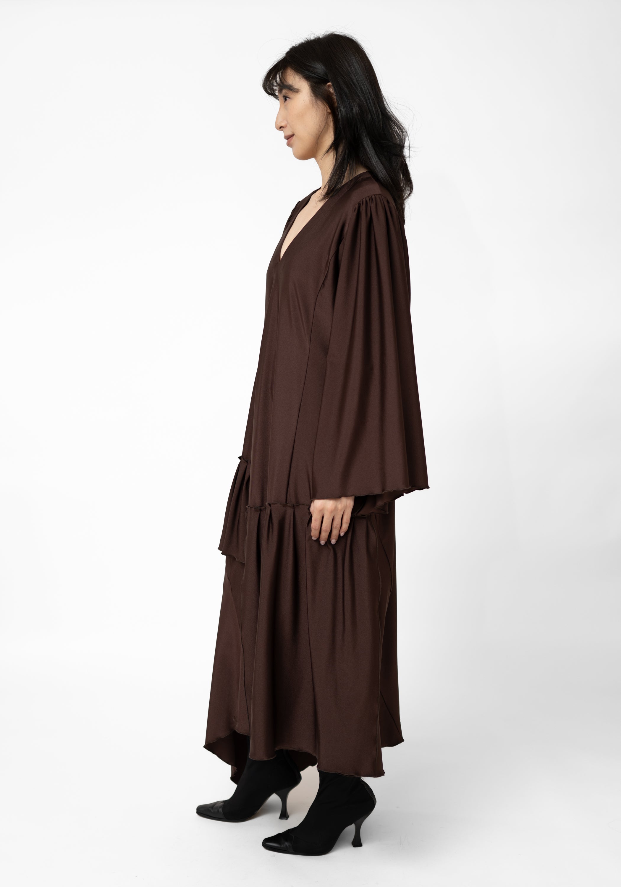 Oversized Asymmetric Jersey Dress - December Thieves