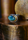 East to West Labradorite Ring | Austin Titus Jewelry