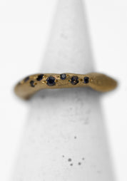 Brass and Iolite Big Stopper Ring - December Thieves
